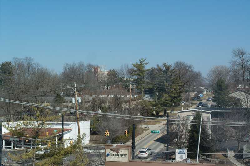 View East down 17th St